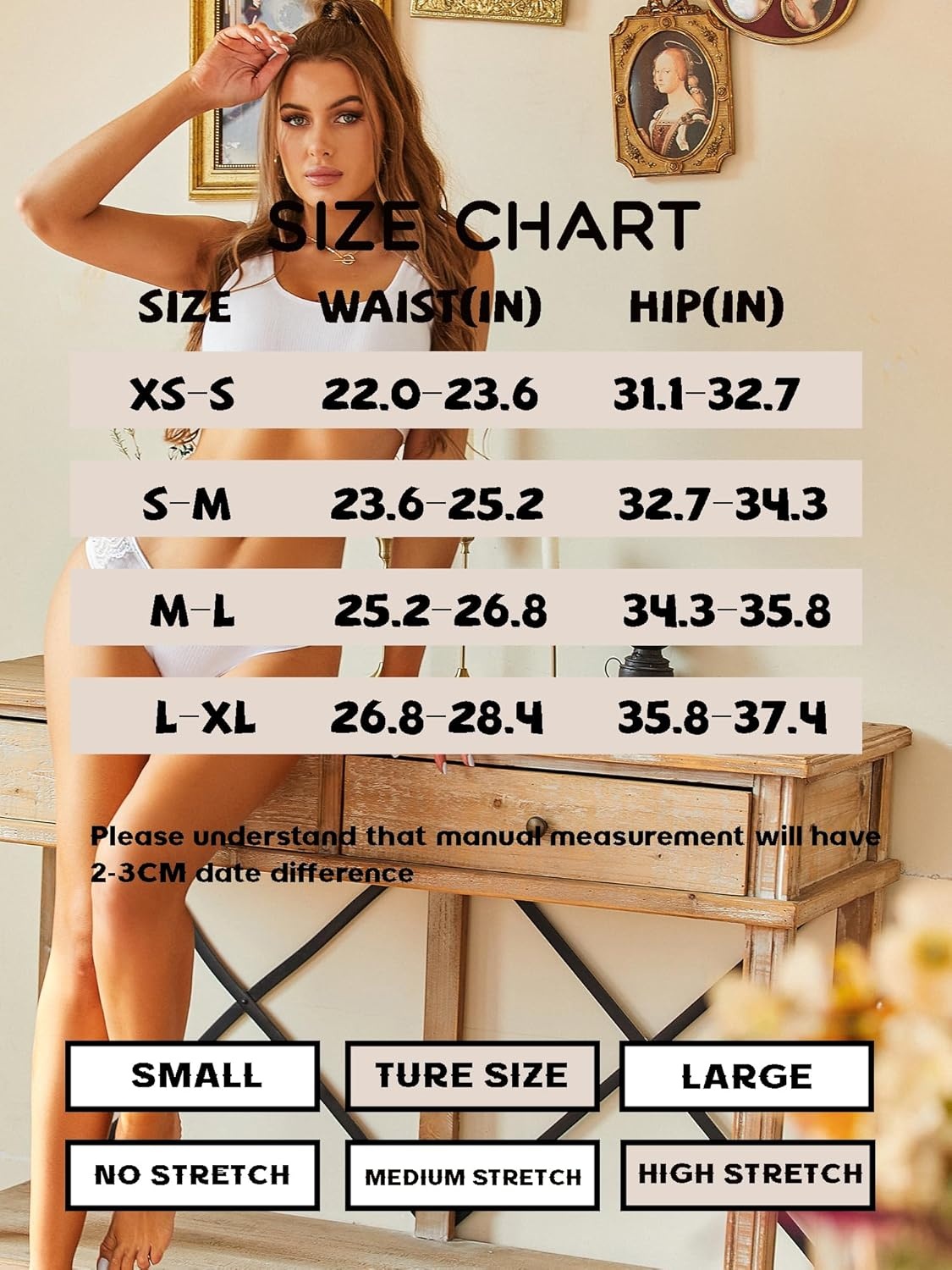 image:imageSth Big 9 Pack Womens Cotton Cheeky Bikini Panties Low Rise Soft Stretch Sexy Lace Hipster Underwear SXL